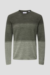 Groene gebreide trui met kleurverloop van ONLY & SONS voor Heren