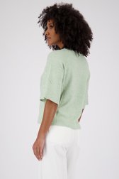 Groene gebreide trui met V-hals van JDY voor Dames