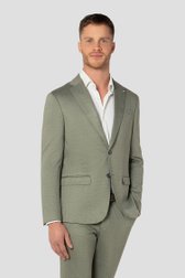 Voorkant van Groene gemêleerde kostuumvest door Benvenuto voor Heren