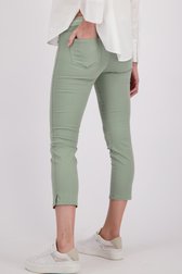 Groene jeans met elastische taille - 7/8 lengte van Angels voor Dames