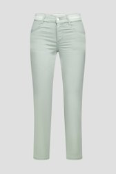 Groene jeans met elastische taille - 7/8 lengte van Angels voor Dames