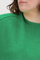 Groene, lange trui van Only Carmakoma voor Dames