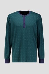 Productfoto 2 van Groene pyjamaset met blauw motief door Liberty Island voor Heren