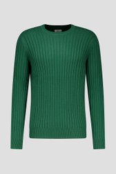 Productfoto 1 van Groene ribgebreide trui  door Casual Five voor Heren