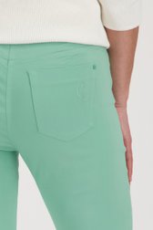 Groene stretchbroek met elastische tailleband van Claude Arielle voor Dames