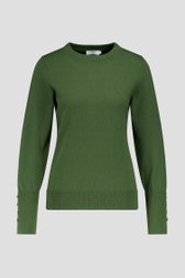 Productfoto 1 van Groene trui met gouden knopen door Liberty Island voor Dames