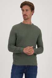 Groene trui met ronde hals van ONLY & SONS voor Heren
