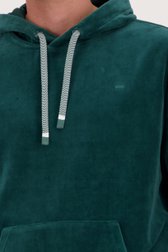 Groene velvet sweater - Collectie Metejoor van Ravøtt voor Heren