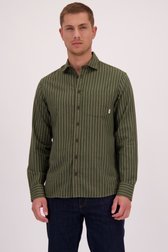 Vidéo de Chemise kaki à rayures - Regular fit de Casual Five pour Hommes