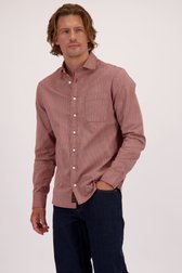 Vidéo de Chemise rouge à imprimé discret de Ravøtt pour Hommes