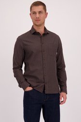 Video van Bruin geruit hemd - Regular fit door Casual Five voor Heren