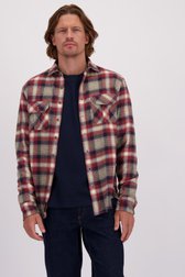 Vidéo de Chemise à carreaux bordeaux – Regular fit de Ravøtt pour Hommes