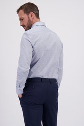Achterkant van Hemd met blauwe paisley motief - Slim fit door Dansaert Black voor Heren