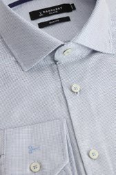 Productfoto 2 van Hemd met fijn blauw motief - Slim fit  door Dansaert Black voor Heren