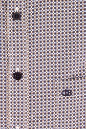 Hemd met fijne print in bruin/blauw - Regular fit van Dansaert Blue voor Heren