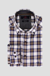 Hemd met geruite print - Regular fit van Dansaert Blue voor Heren