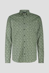 Productfoto 1 van Hemd met groene gemêleerd print - Regular fit door Bluefields voor Heren