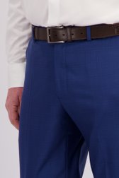 Hoogblauwe kostuumbroek - Comfort fit van Dansaert Black voor Heren