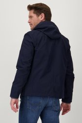 Imperméable bleu foncé avec capuche de Dansaert Blue pour Hommes