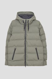 Photo produit 1 de Imperméable matelassé vert olive avec capuche de Tantä pour Hommes