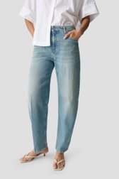 Le devant de Jean barrel fit bleu de Opus pants pour Femmes