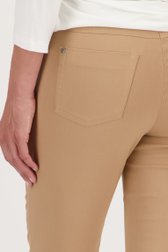 Jean beige avec stretch et taille élastiquée de Claude Arielle pour Femmes