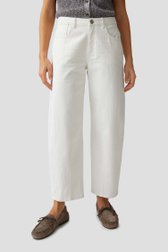 Le devant de Jean blanc – Barrel fit  de Opus pour Femmes