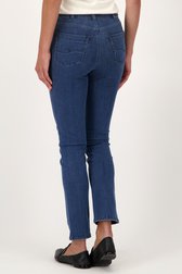 Jean bleu avec stretch et taille élastiquée de Claude Arielle pour Femmes