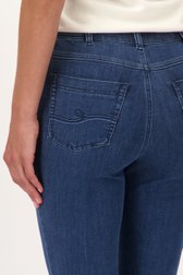Jean bleu avec stretch et taille élastiquée de Claude Arielle pour Femmes