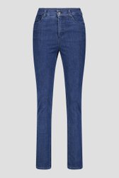 Jean bleu avec stretch et taille élastiquée de Claude Arielle pour Femmes