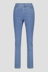 Jean bleu clair avec stretch et taille élastiquée de Claude Arielle pour Femmes