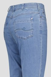 Jean bleu clair avec stretch et taille élastiquée de Claude Arielle pour Femmes