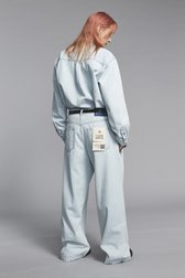Jean bleu clair - Wide leg fit - Bourgeois de Murielle Victorine Scherre pour Femmes
