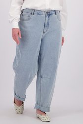 Détail de Jean bleu – coupe barrel de Kaffe Curve pour Femmes
