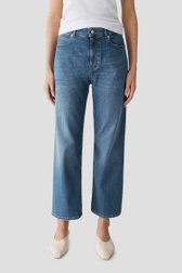 Le dos de Jean bleu – coupe straight de Opus pants pour Femmes