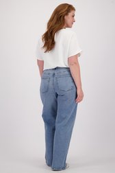 Le dos de Jean bleu - coupe wide leg de ONLY Carmakoma pour Femmes