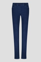 Photo produit 2 de Jean bleu foncé avec taille élastiquée - slim fit de Claude Arielle pour Femmes