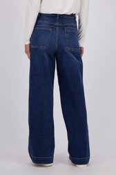 Le dos de Jean bleu foncé - Wide leg fit de Liberty Island Denim pour Femmes