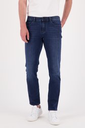 Le devant de Jean bleu marine stretch - Lars – Slim fit - L34 de Liberty Island Denim pour Hommes