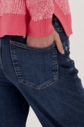 Jean bleu moyen avec revers - Straight fit de Opus pour Femmes