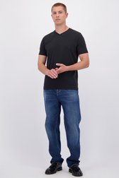 Le devant de Jean bleu – Straight fit de Liberty Island Denim pour Hommes