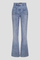 Jean bootcut bleu délavé de AC by Annelien Coorevits pour Femmes