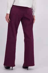 Le dos de Jean bordeaux ample de More & More pour Femmes