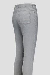 Jean gris avec stretch et taille élastiquée de Claude Arielle pour Femmes
