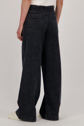 Jean gris foncé - Wide leg fit de Liberty Island Denim pour Femmes