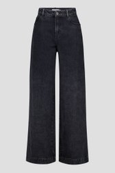 Jean gris foncé - Wide leg fit de Liberty Island Denim pour Femmes