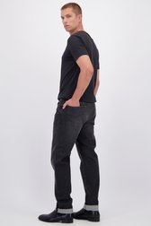 Le dos de Jean noir – Coupe tapered de Liberty Island Denim pour Hommes