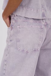 Jean straight fit lila avec effet délavé de Louise pour Femmes