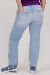 Jeans bleu clair à jambe large de Only Carmakoma pour Femmes