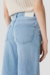 Détail de Jeans bleu clair ample avec ceinture à nœud de Opus pour Femmes